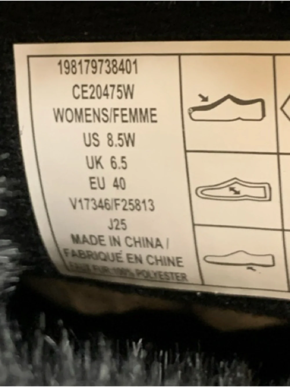 Lands' End Black Women's Fur-Trim Insulated Winter Boots